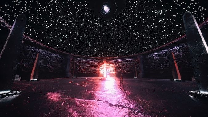 Alien Temple 3D model