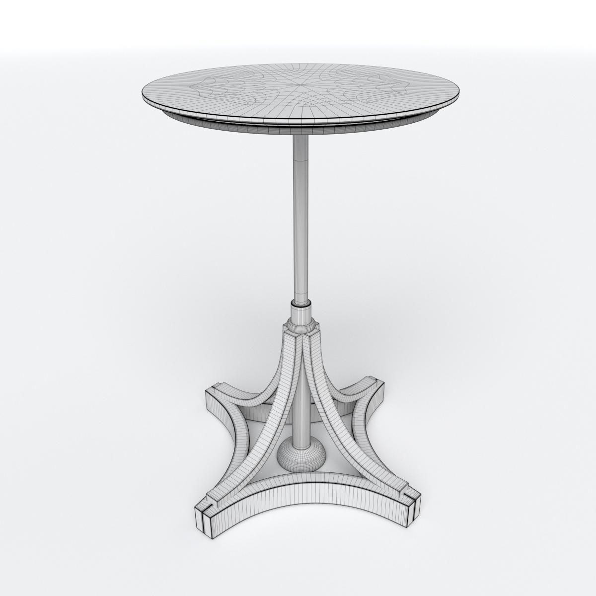 Side Table 3D model_3