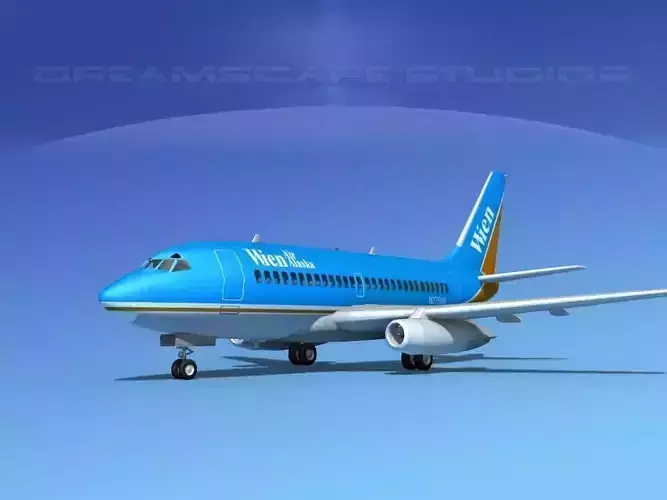 Boeing 737-100 WeinAir 3D model