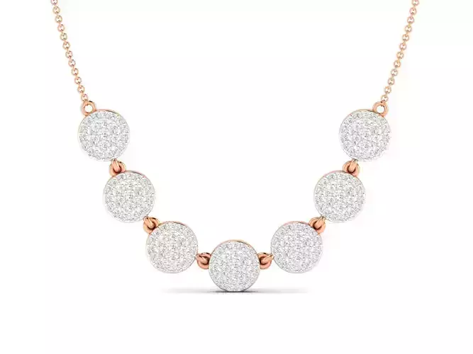 Women necklace 3dm stl render detail  3D print model