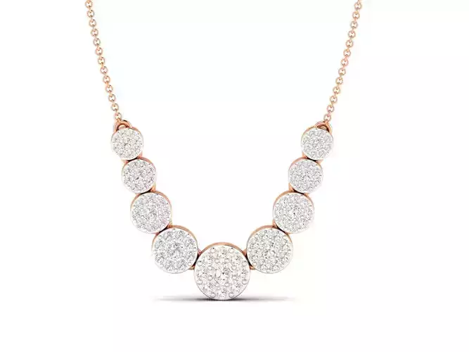 Women necklace 3dm stl render detail  3D print model