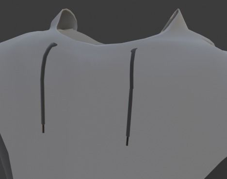 Hoodie shirt 3D model_3