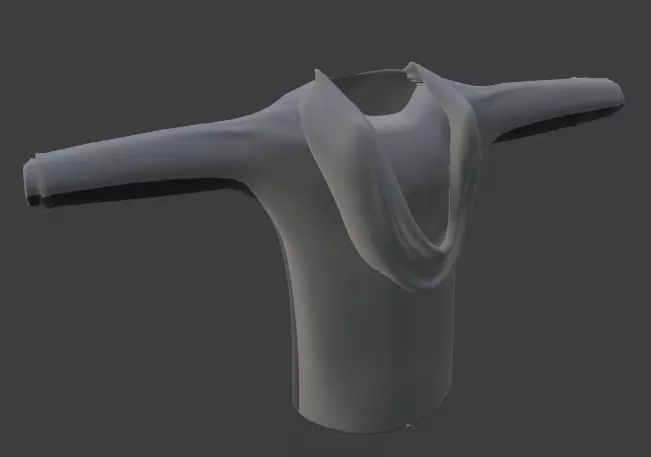 Hoodie shirt 3D model_0