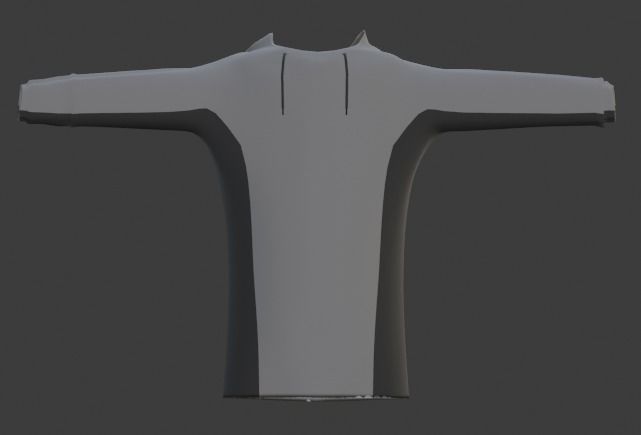 Hoodie shirt 3D model_1