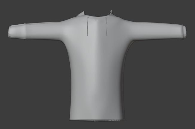 Hoodie shirt 3D model_13