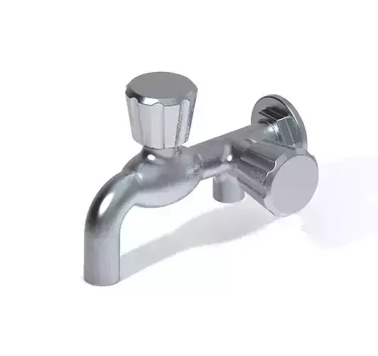 Stylish Two Way Tap 3D print model