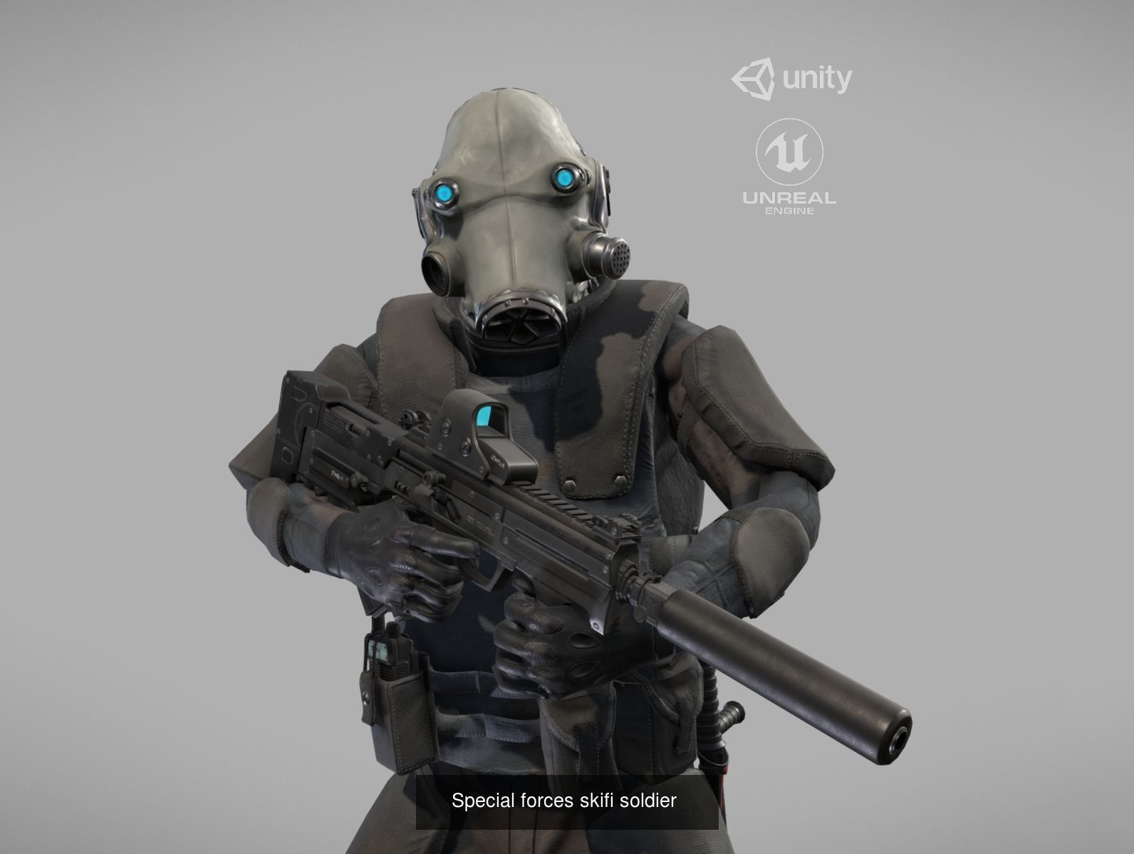 Military Men -   Bandits    sci-fi    soldiers     3D Model Collection_6