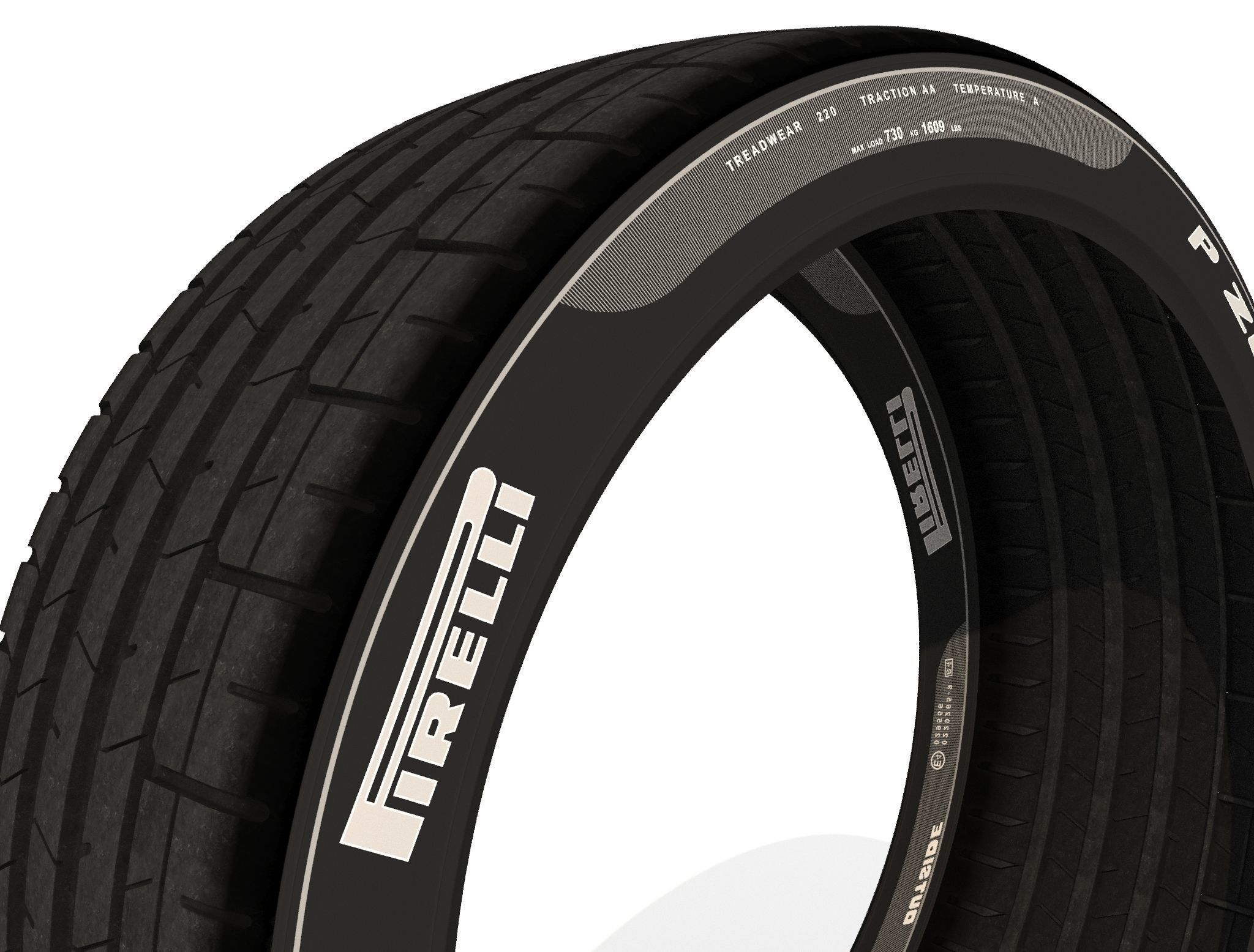 Tires Perelli Pzero 3D model_5