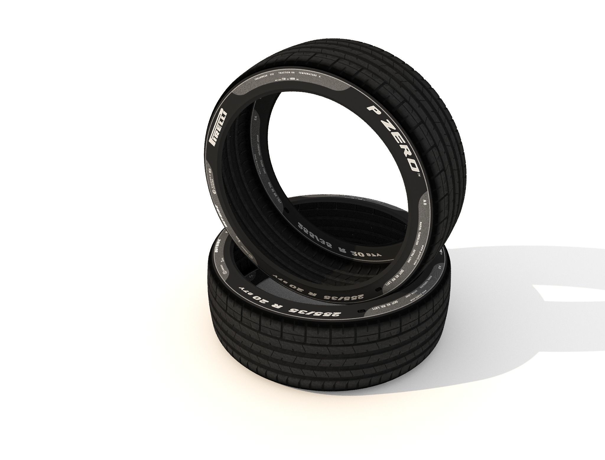 Tires Perelli Pzero 3D model_4