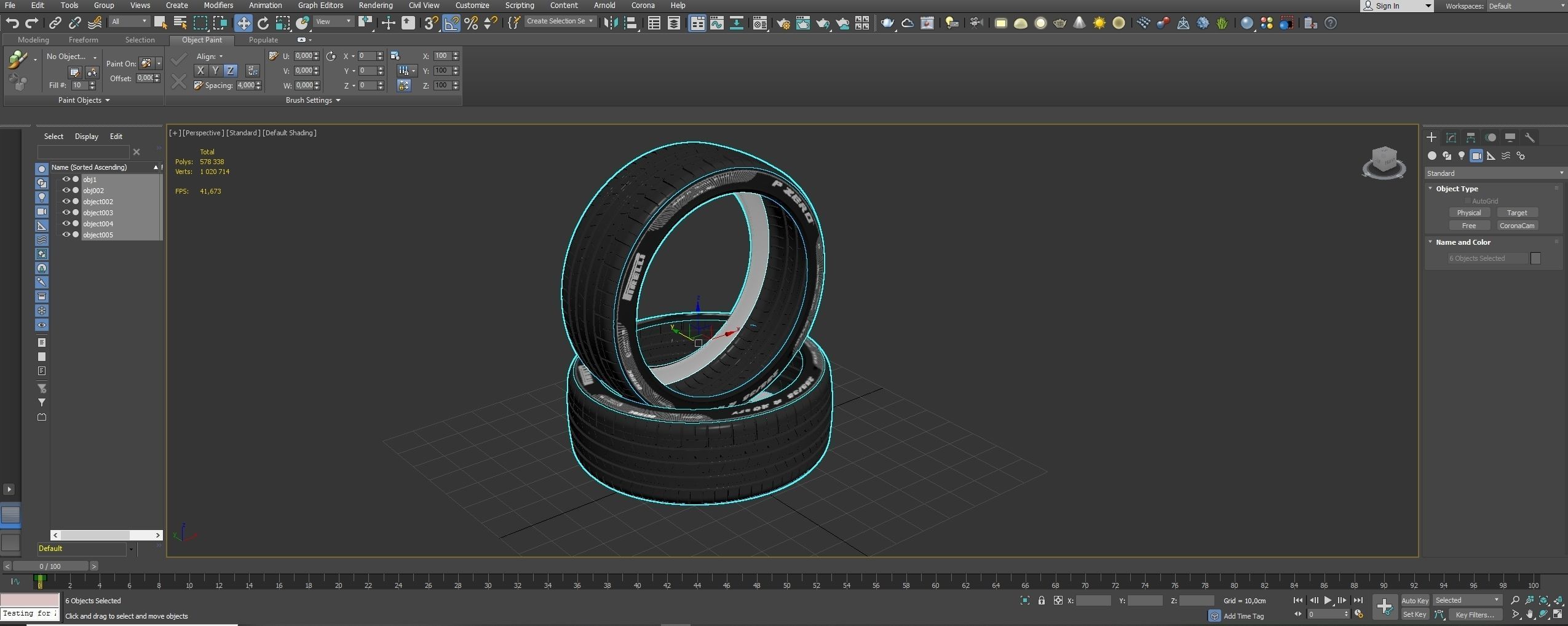 Tires Perelli Pzero 3D model_8