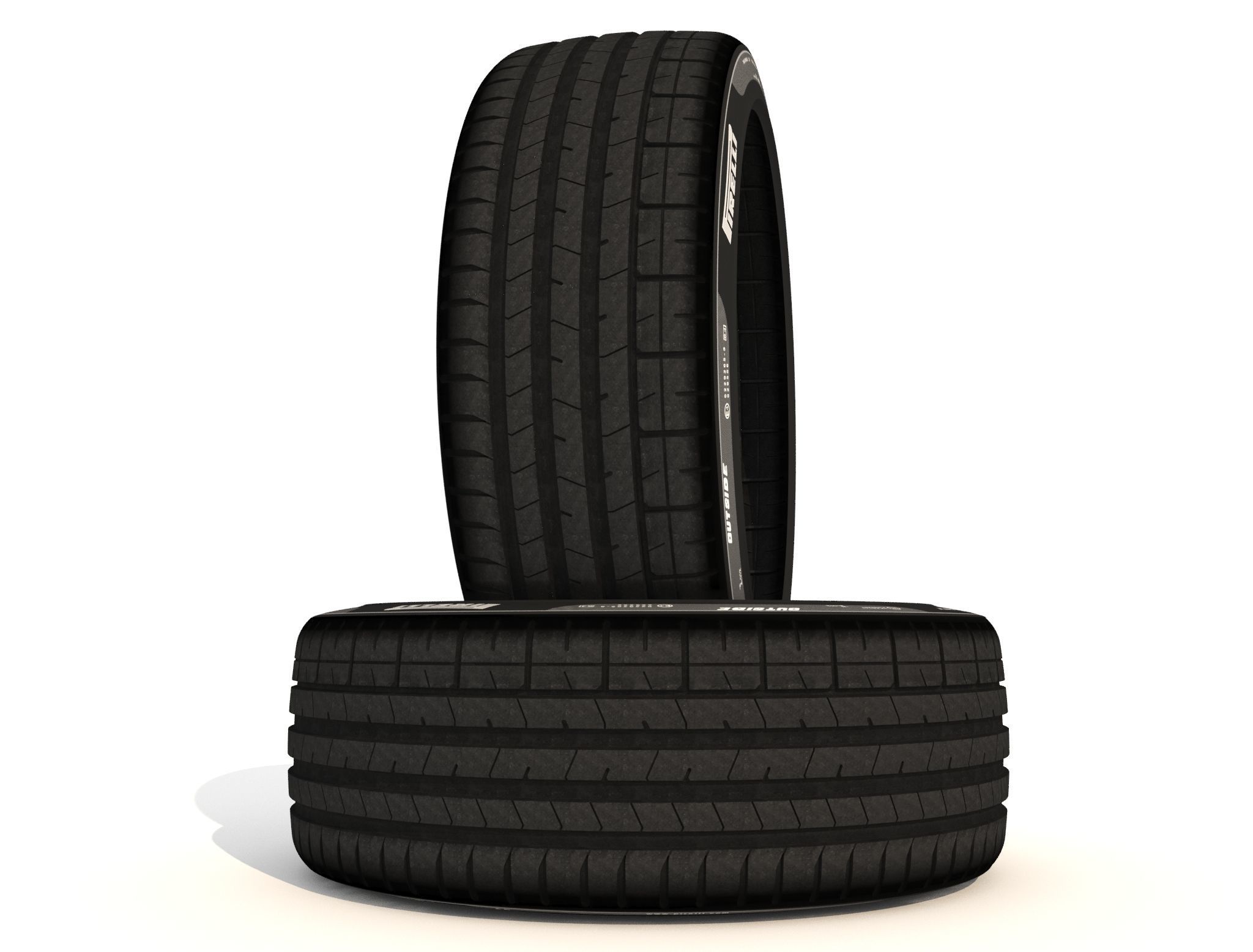 Tires Perelli Pzero 3D model_2