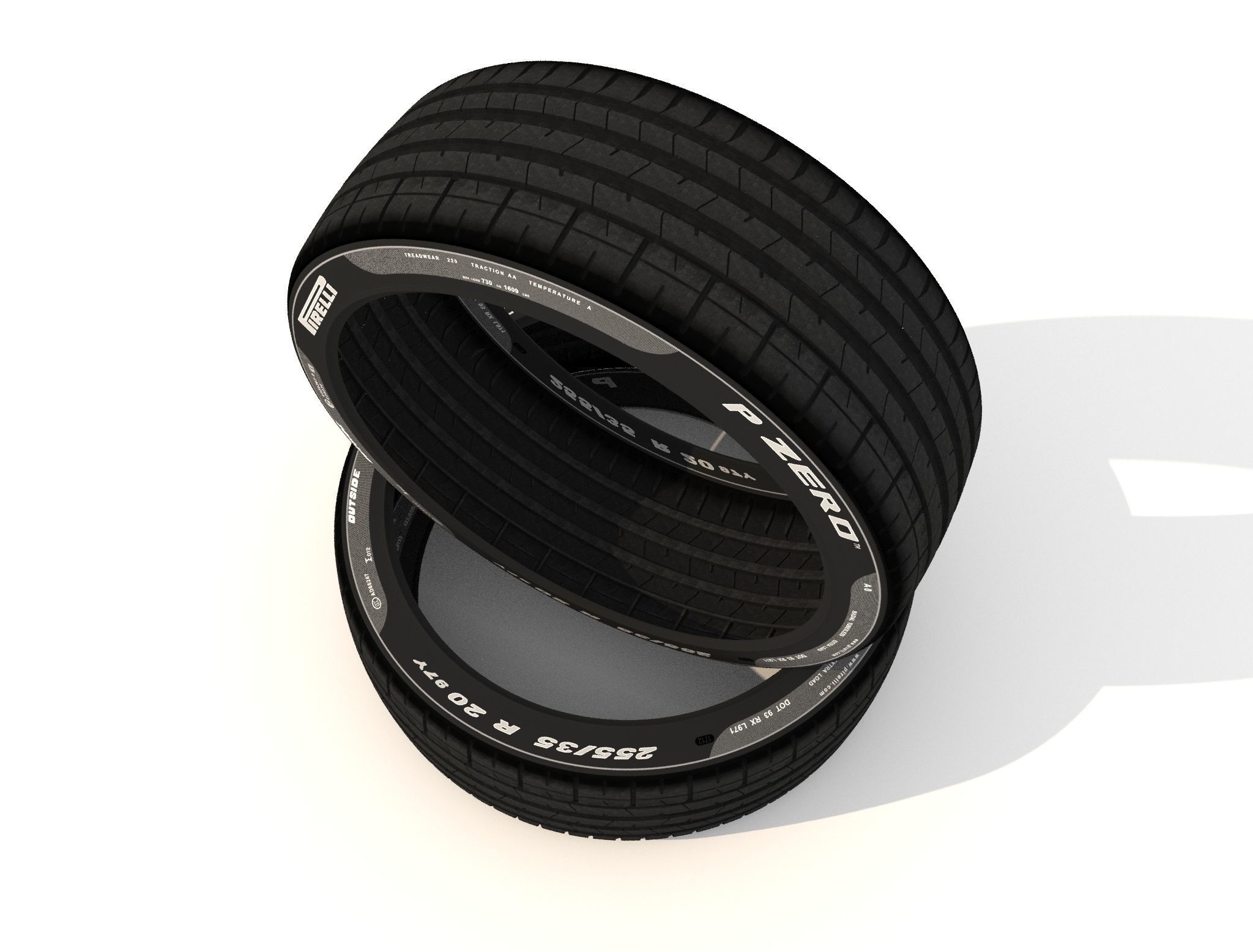 Tires Perelli Pzero 3D model_6