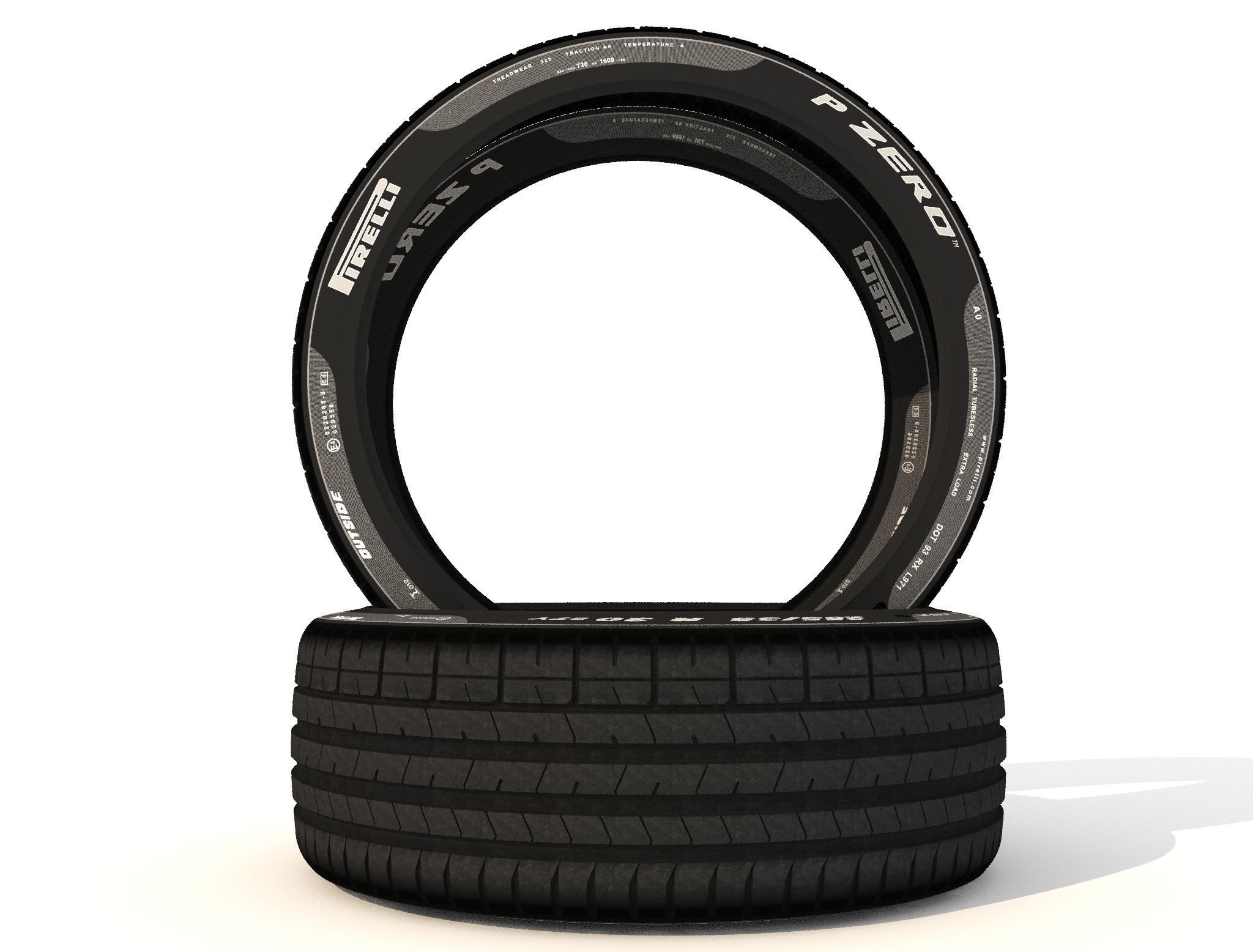 Tires Perelli Pzero 3D model_1