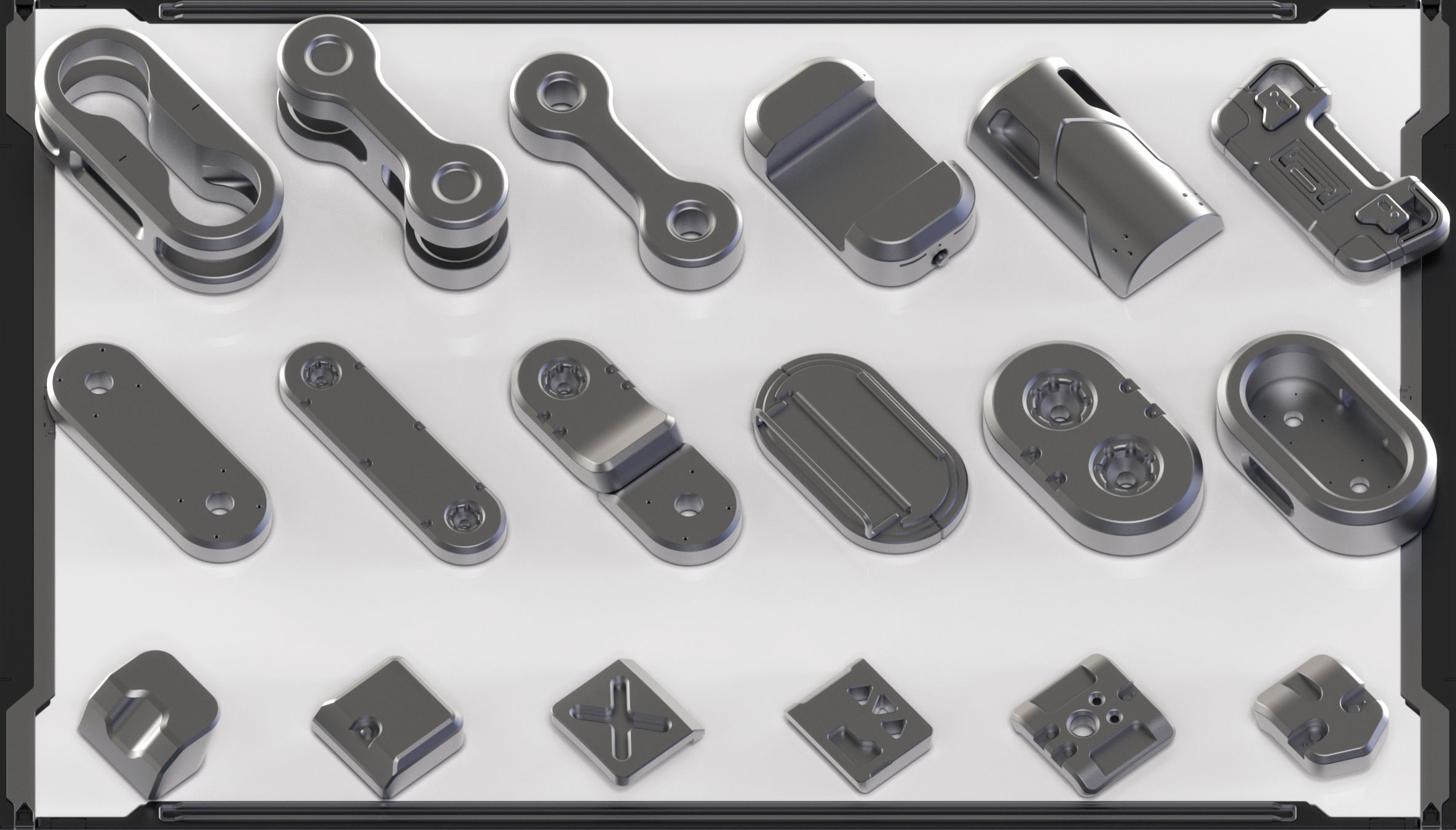 Hard Surface Sci-Fi Kitbash 350 DETAILS 3D model_21