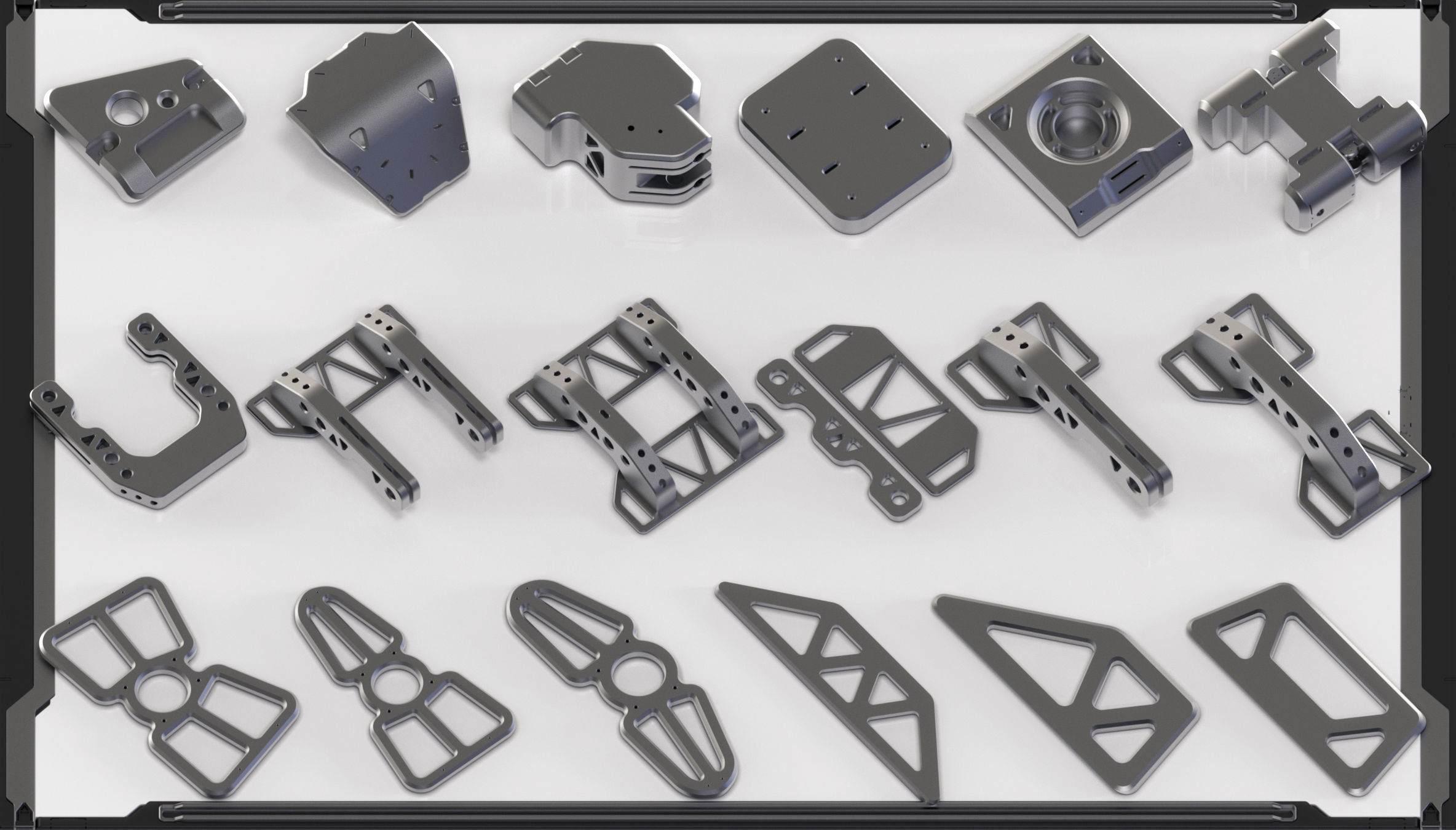 Hard Surface Sci-Fi Kitbash 350 DETAILS 3D model_19