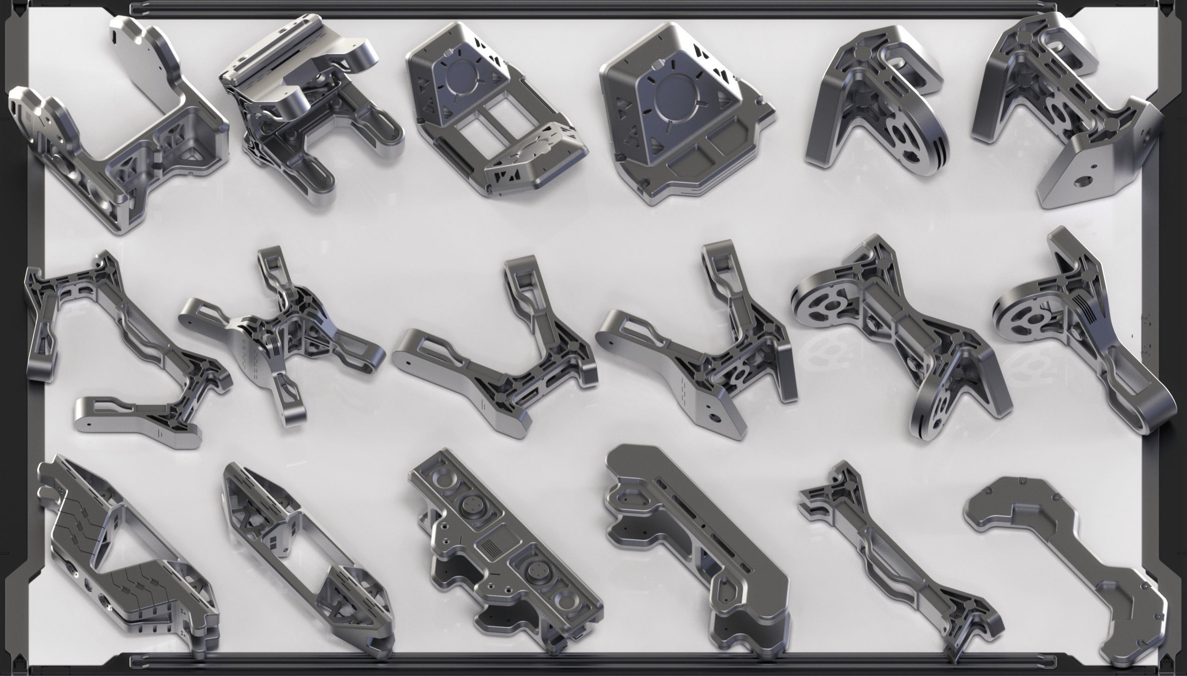 Hard Surface Sci-Fi Kitbash 350 DETAILS 3D model_17