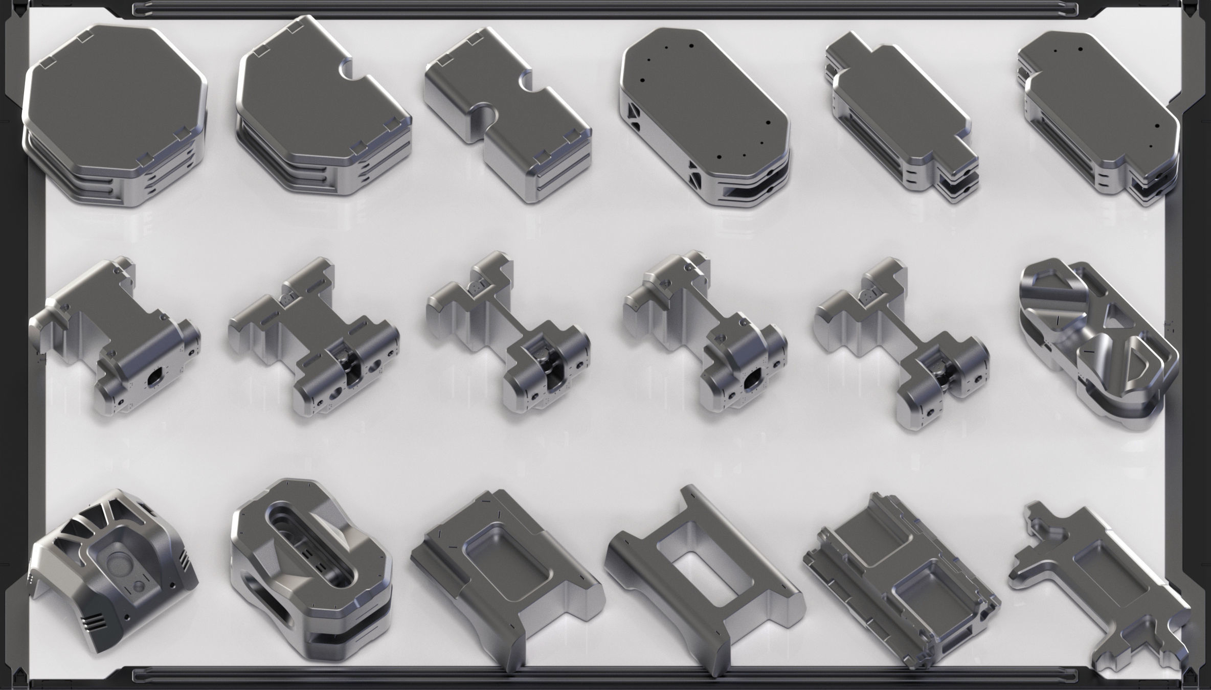 Hard Surface Sci-Fi Kitbash 350 DETAILS 3D model_12