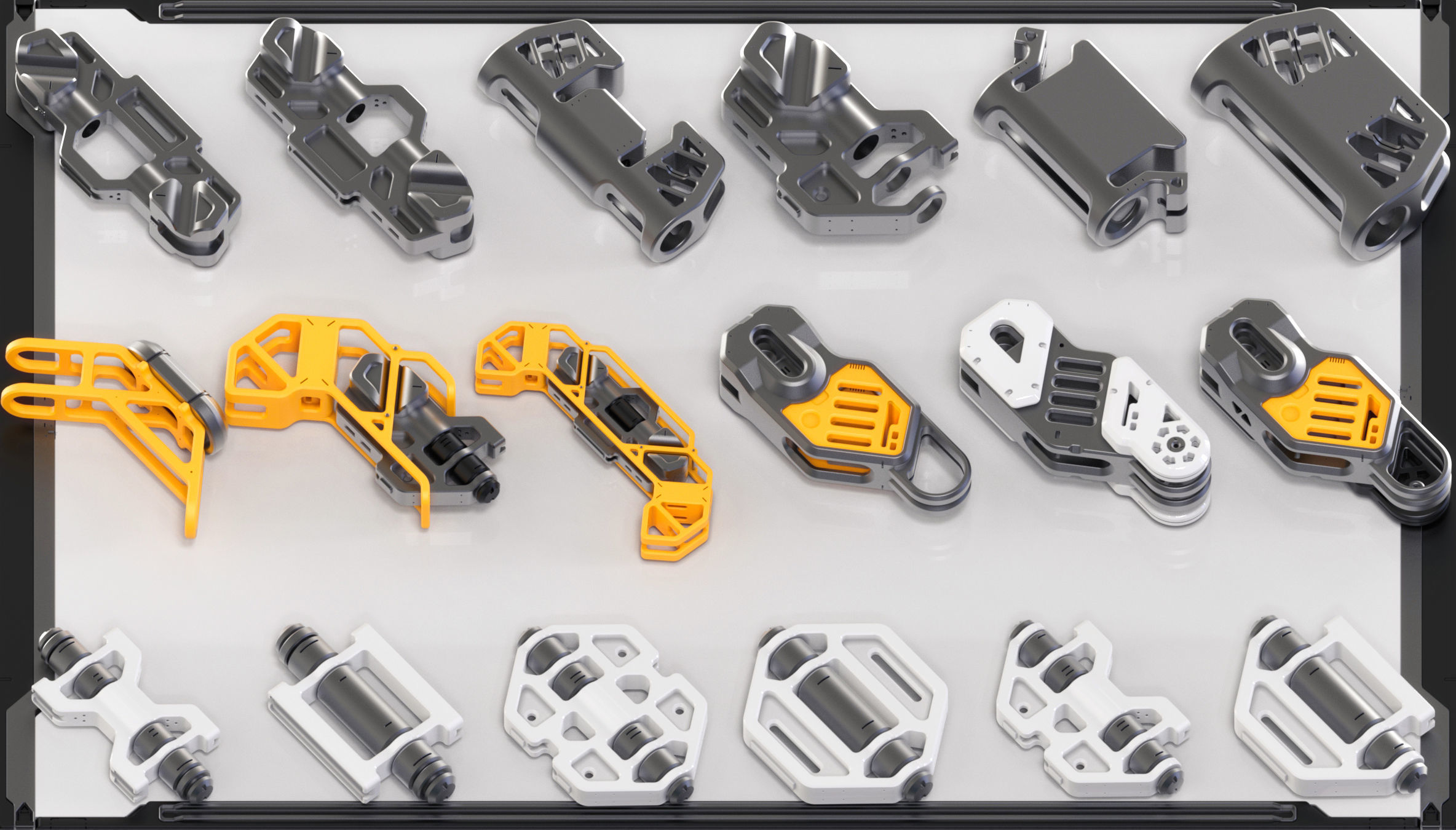 Hard Surface Sci-Fi Kitbash 350 DETAILS 3D model_4