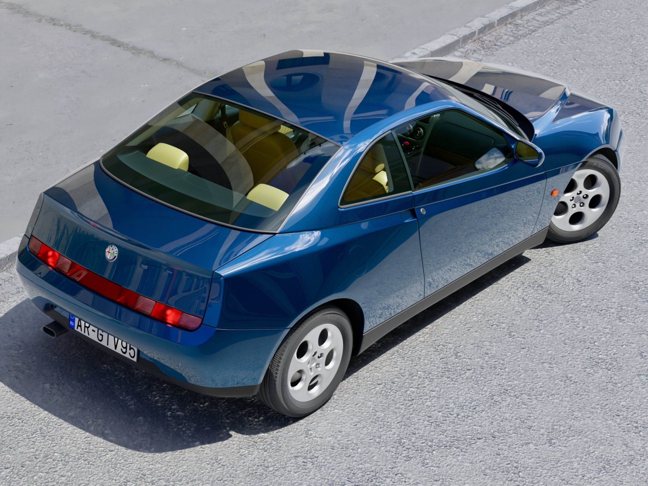 Alfa Romeo GTV 1995 3D model_1