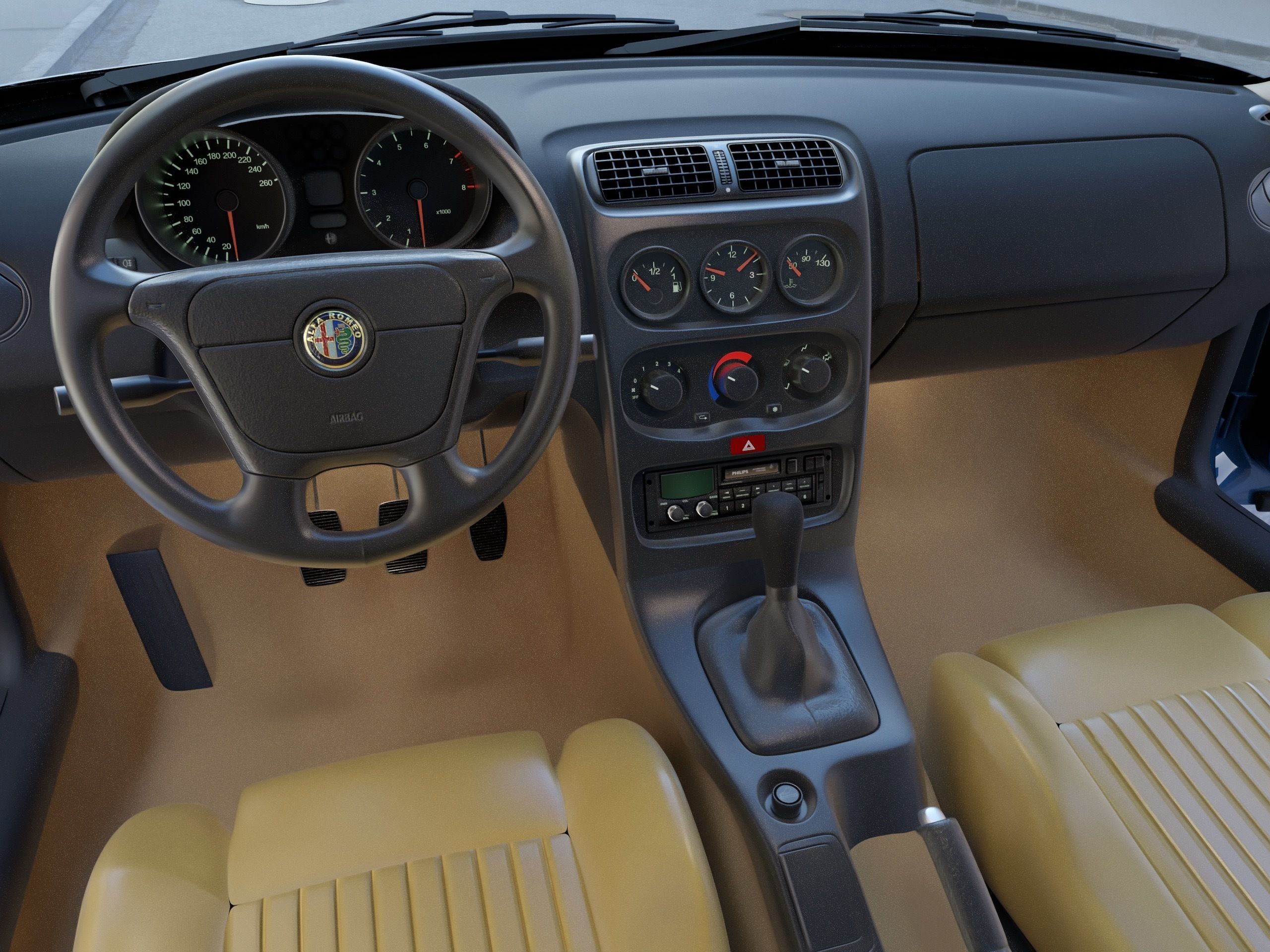 Alfa Romeo GTV 1995 3D model_8