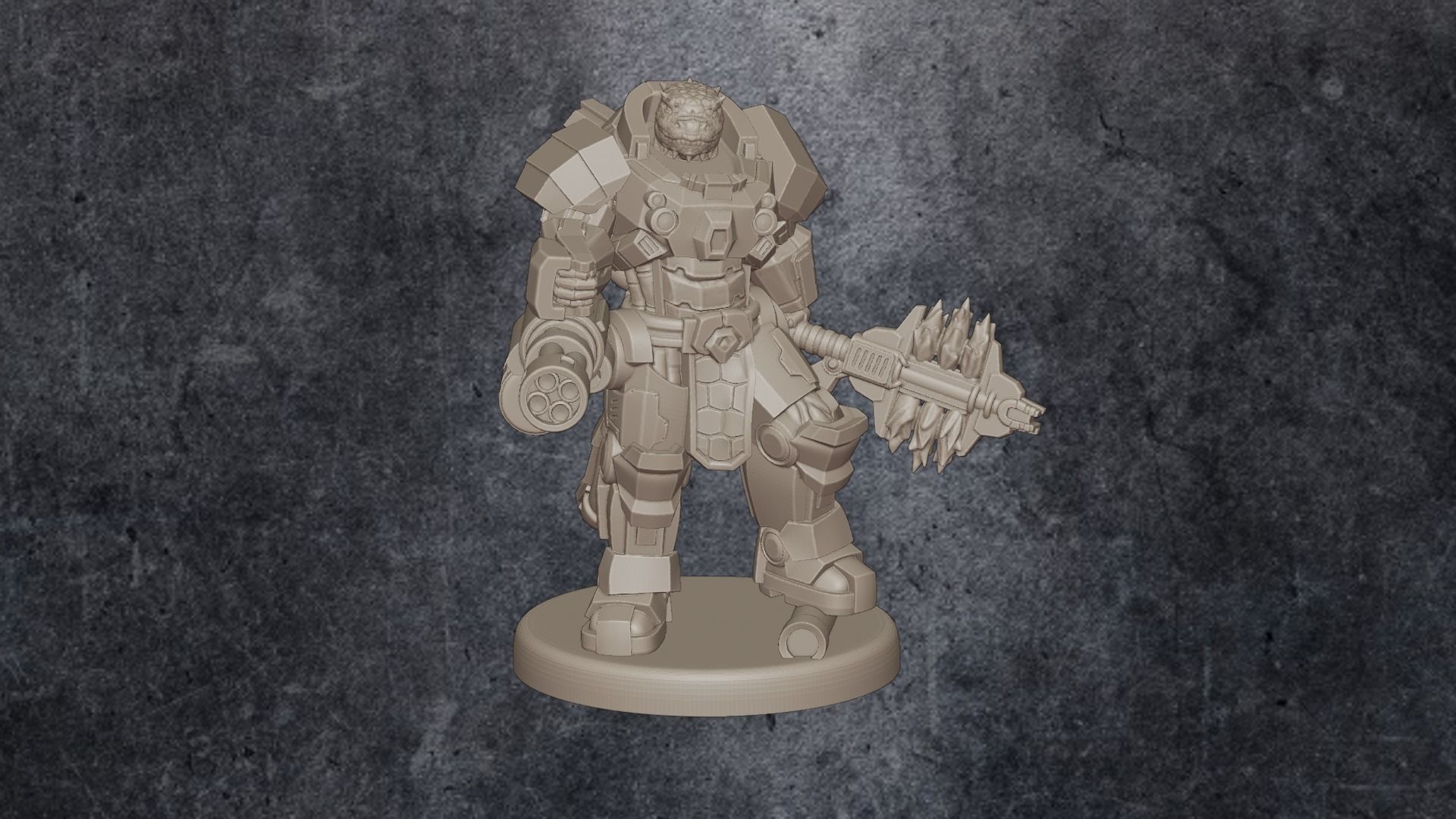 Kogot - Vesk mercenary 3D print model_1