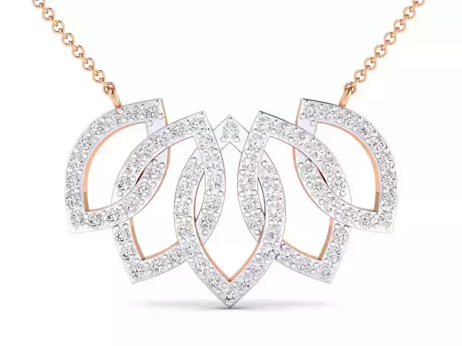 Women necklace 3dm stl render detail  3D print model