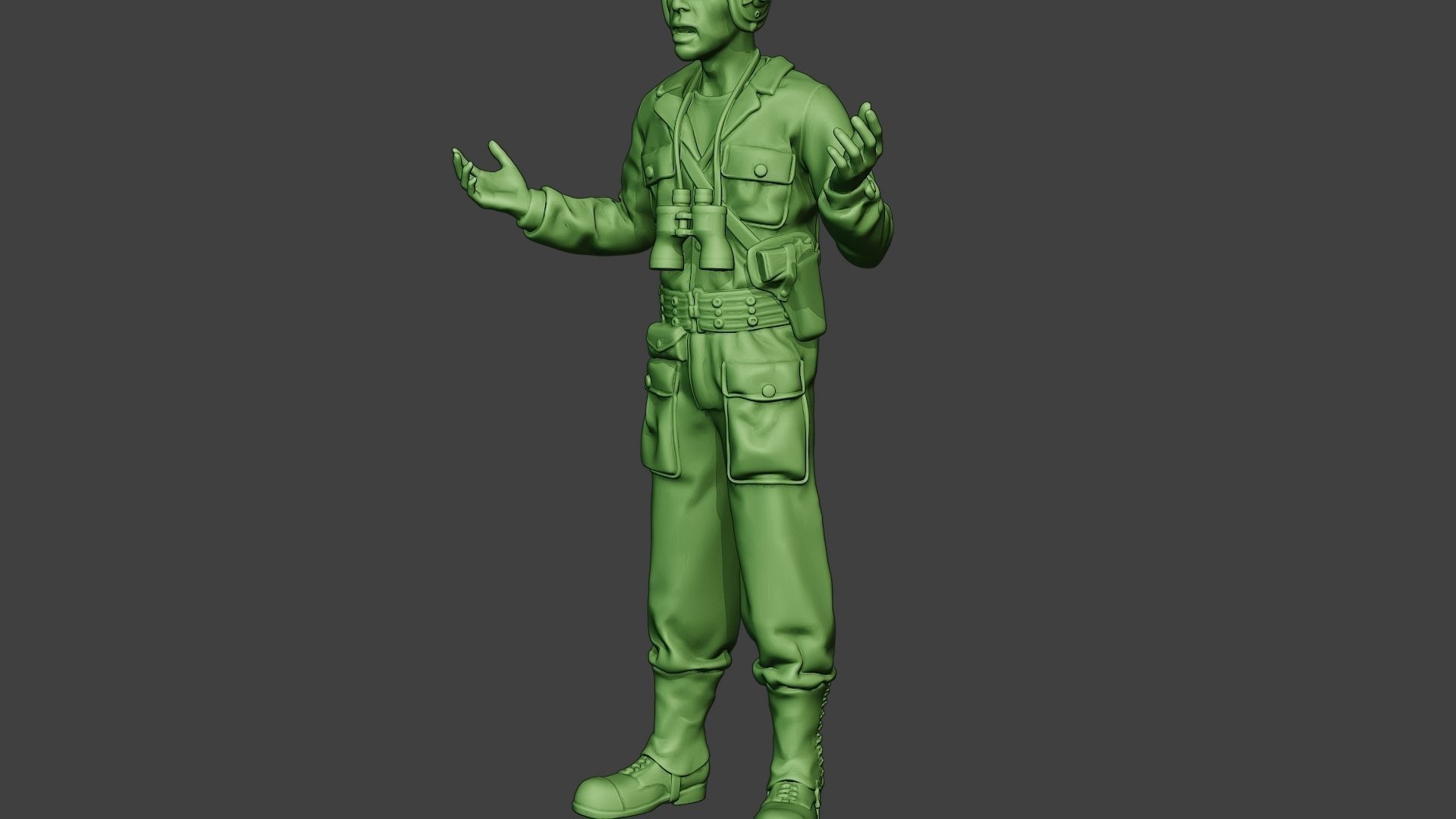 American Tank Crew unit ww2 Talk ATC1 3D print model_27