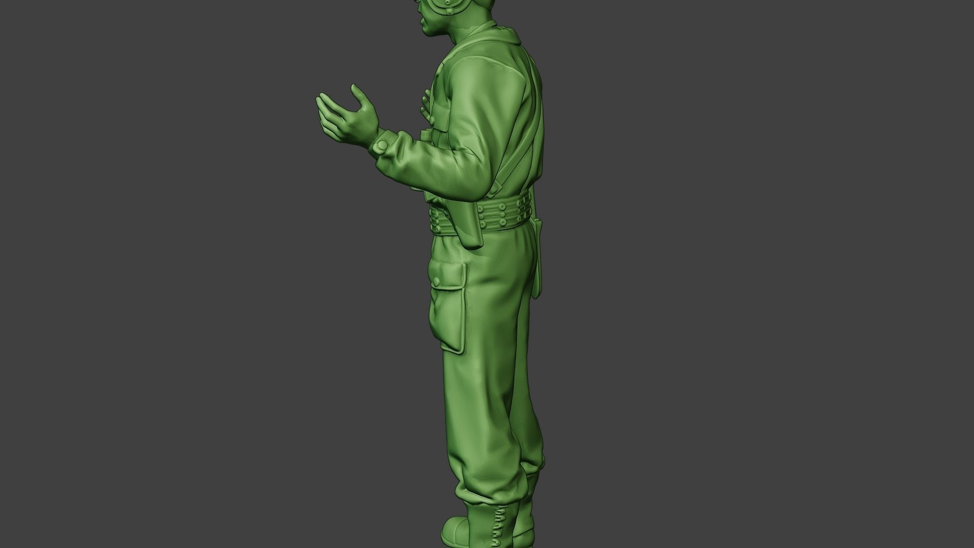 American Tank Crew unit ww2 Talk ATC1 3D print model_26