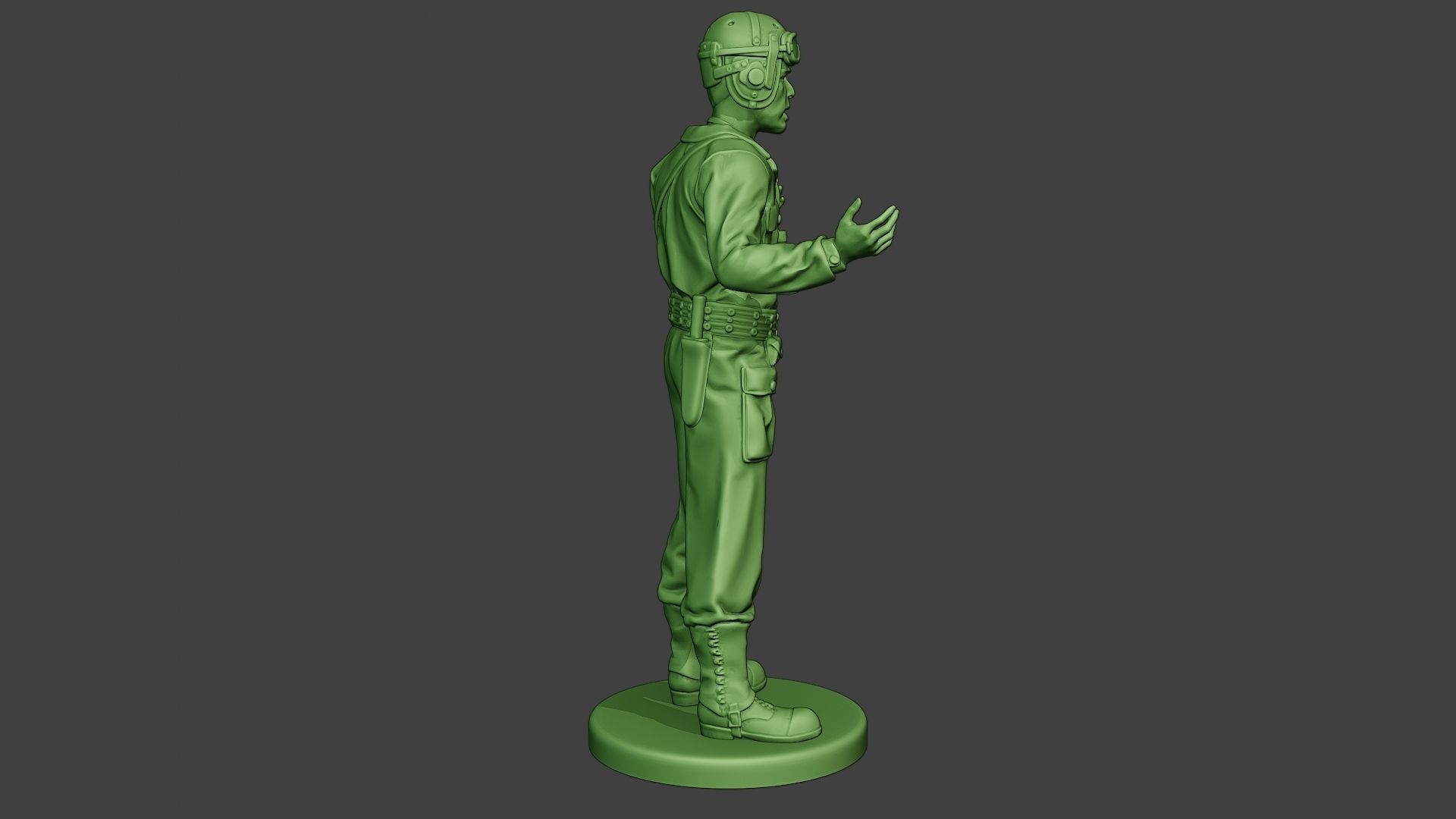 American Tank Crew unit ww2 Talk ATC1 3D print model_8