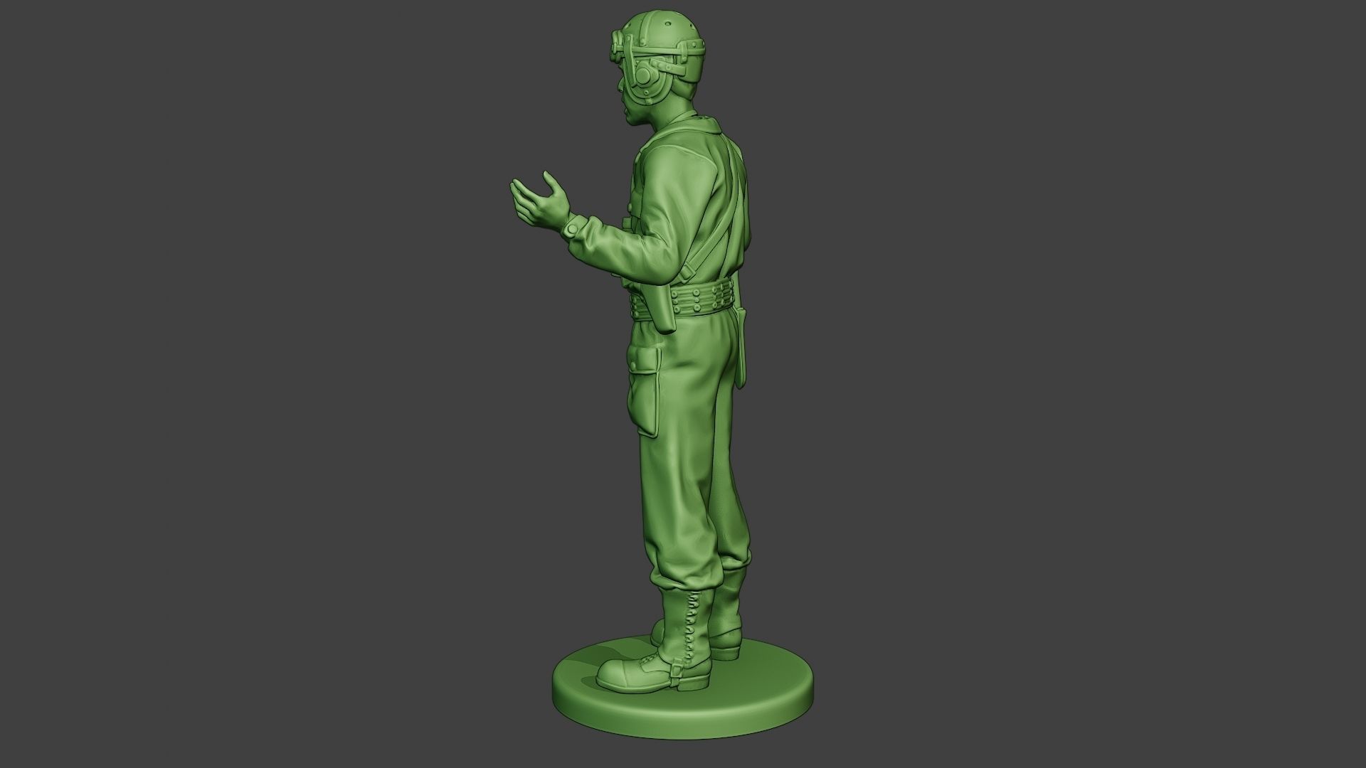 American Tank Crew unit ww2 Talk ATC1 3D print model_4