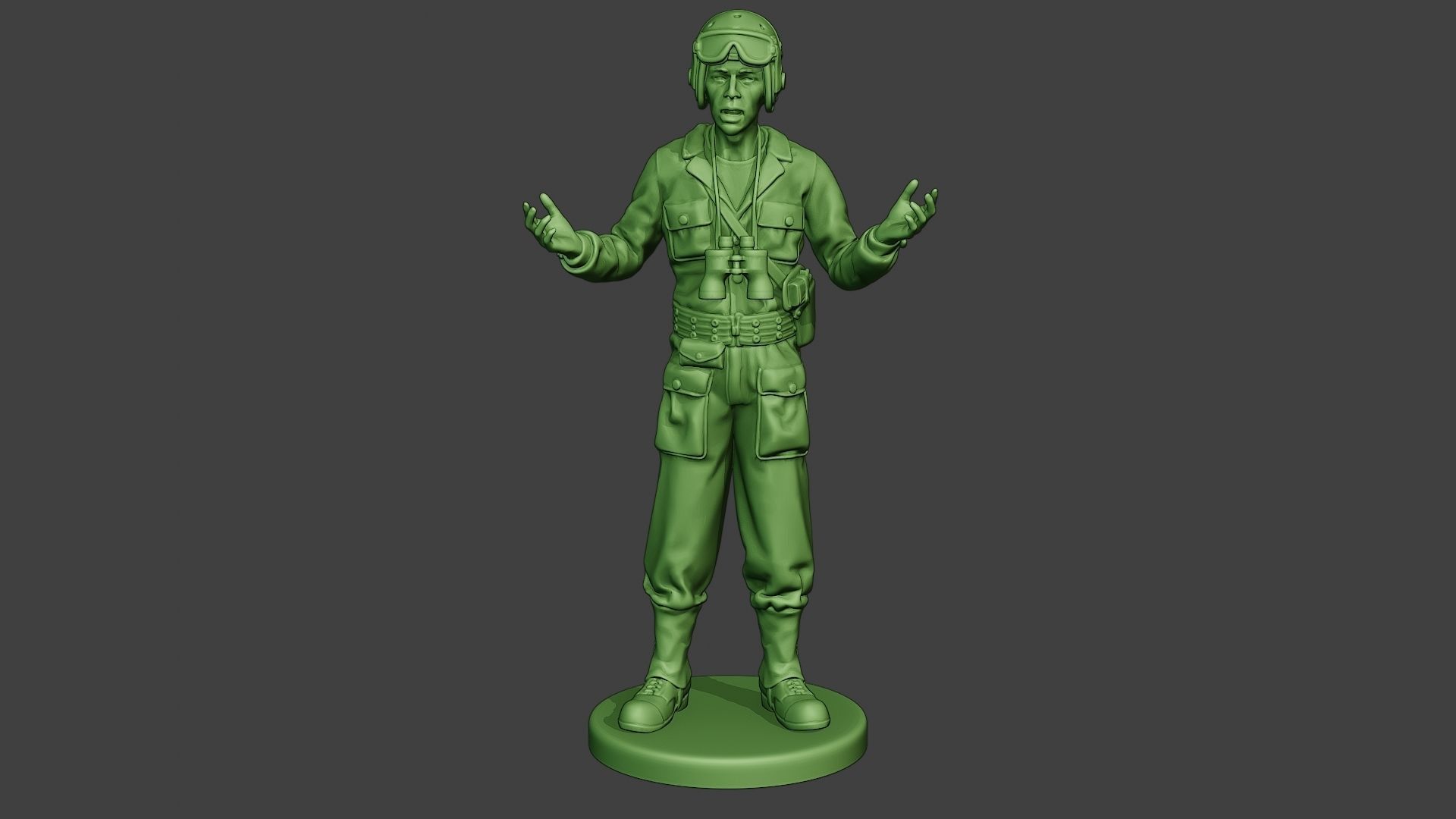 American Tank Crew unit ww2 Talk ATC1 3D print model_11
