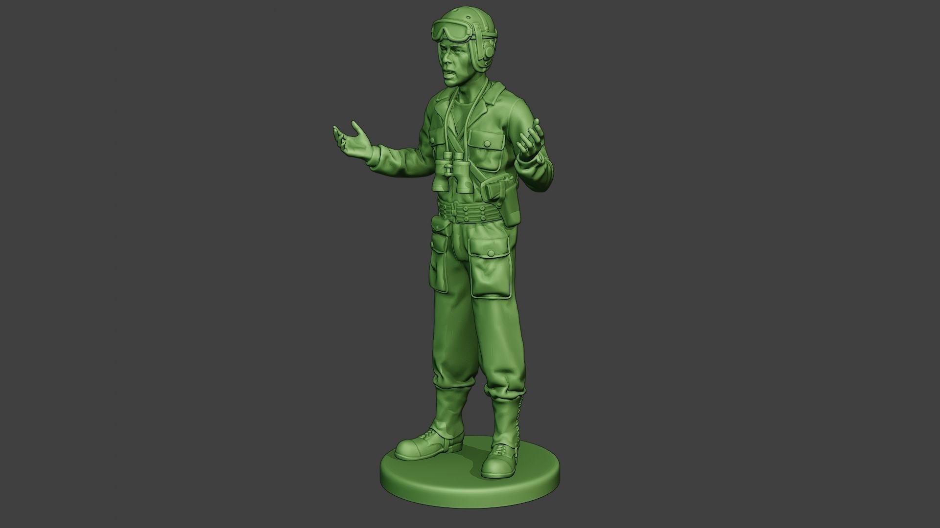 American Tank Crew unit ww2 Talk ATC1 3D print model_2