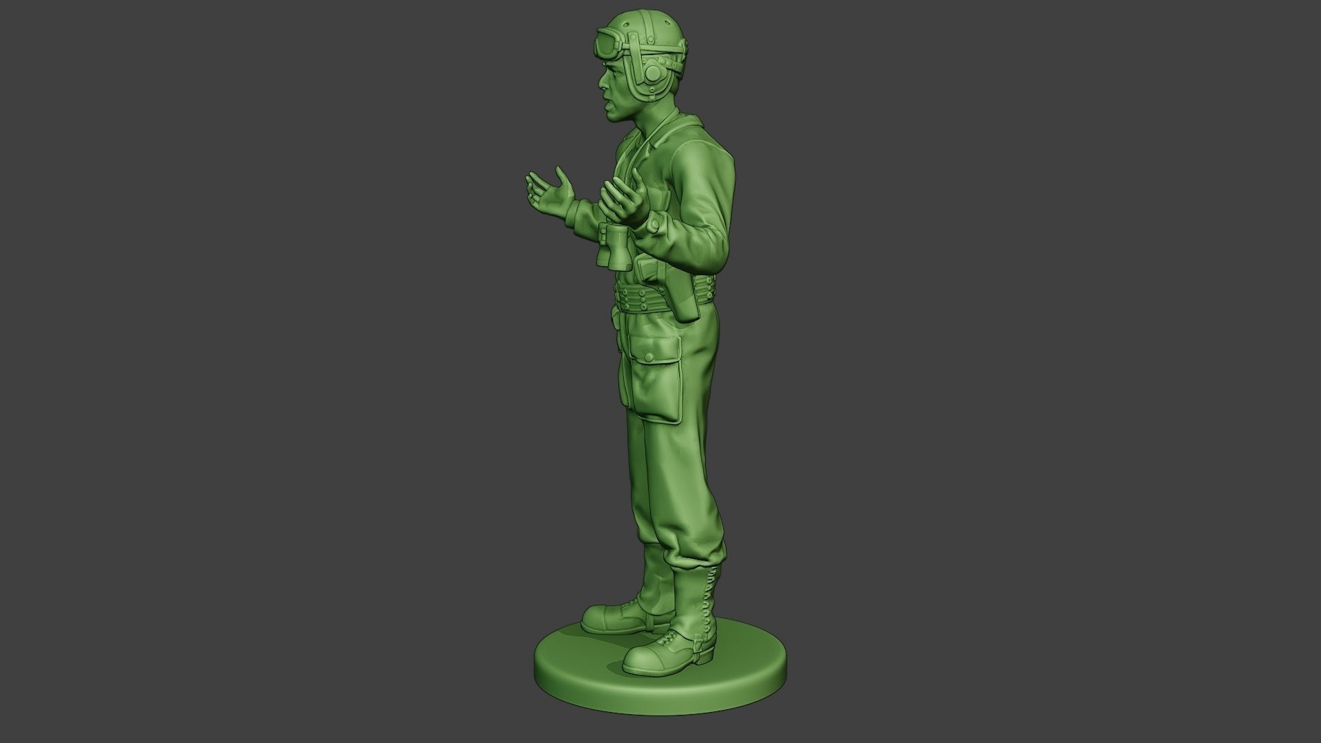 American Tank Crew unit ww2 Talk ATC1 3D print model_3