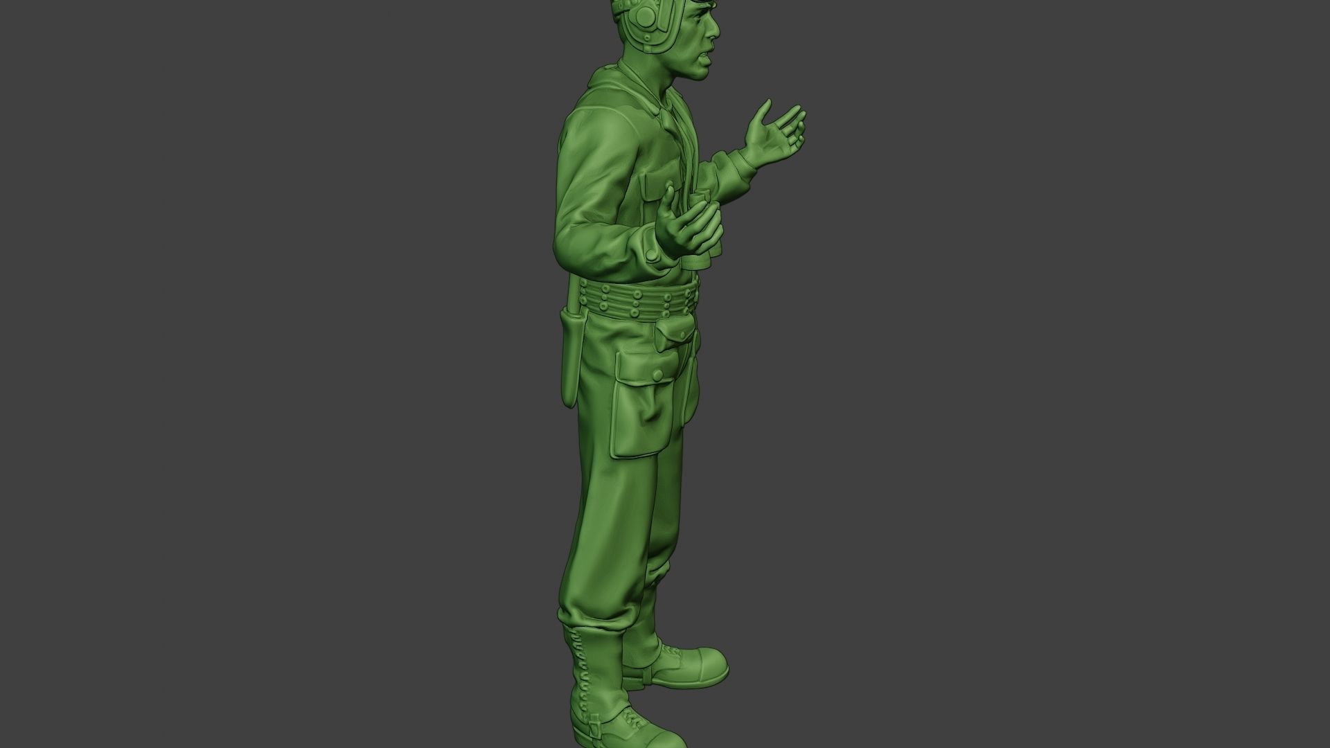 American Tank Crew unit ww2 Talk ATC1 3D print model_30