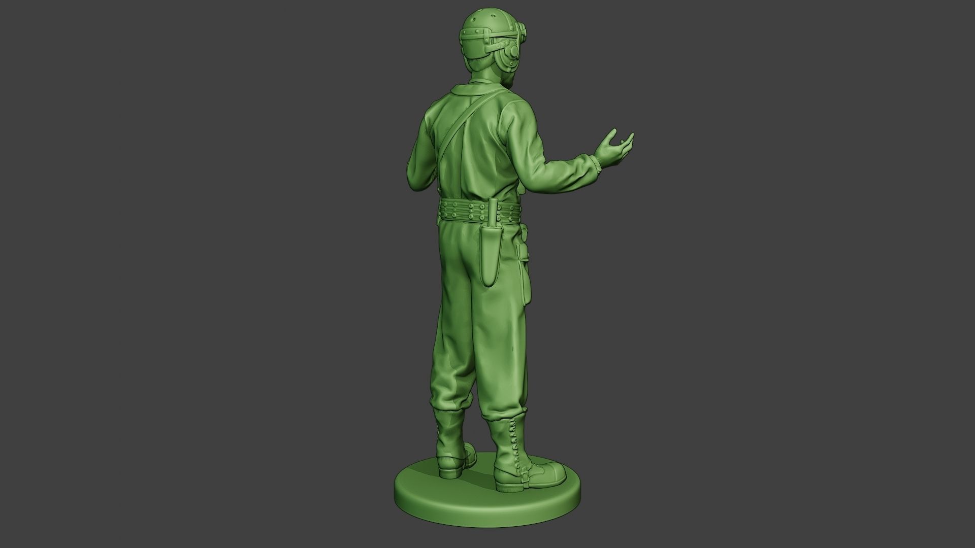 American Tank Crew unit ww2 Talk ATC1 3D print model_7