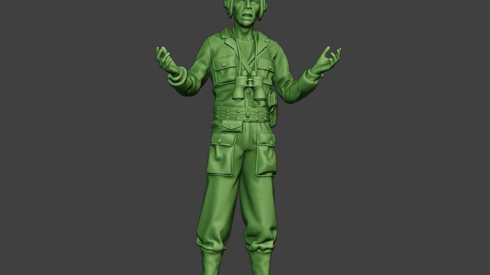 American Tank Crew unit ww2 Talk ATC1 3D print model_28