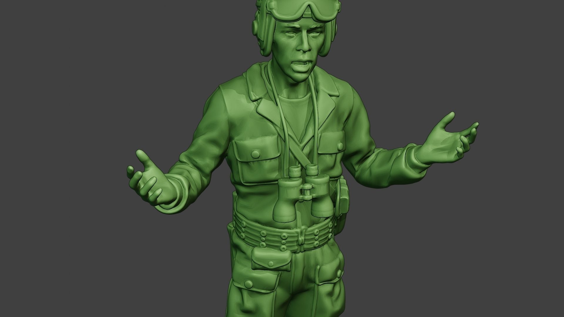 American Tank Crew unit ww2 Talk ATC1 3D print model_19