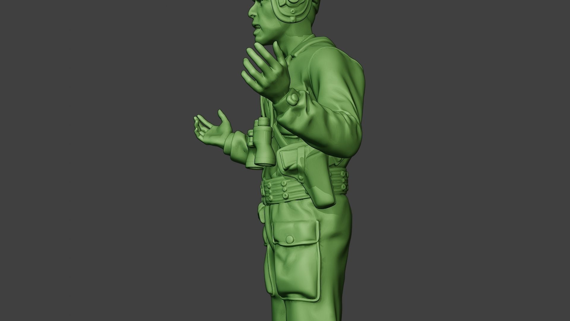 American Tank Crew unit ww2 Talk ATC1 3D print model_17