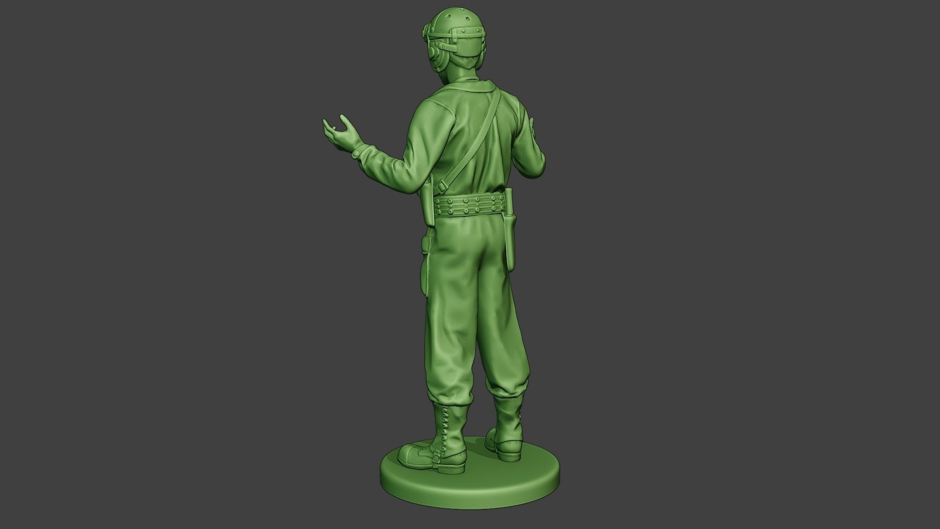 American Tank Crew unit ww2 Talk ATC1 3D print model_5