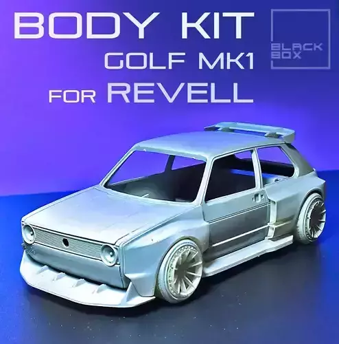 GOLF 1 BODYKIT For REVELL 1-24 3D print model