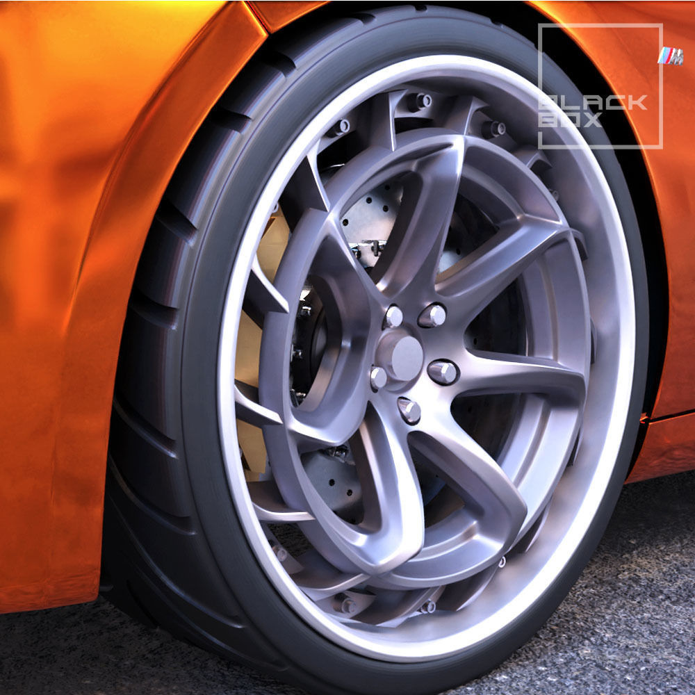 LZR WHEEL SET FRONT AND REAR 3 OFFSETS for diecast 3D print model_4