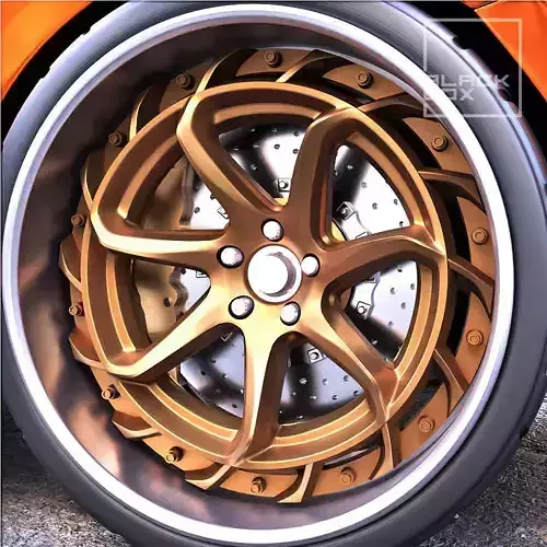 LZR WHEEL SET FRONT AND REAR 3 OFFSETS for diecast