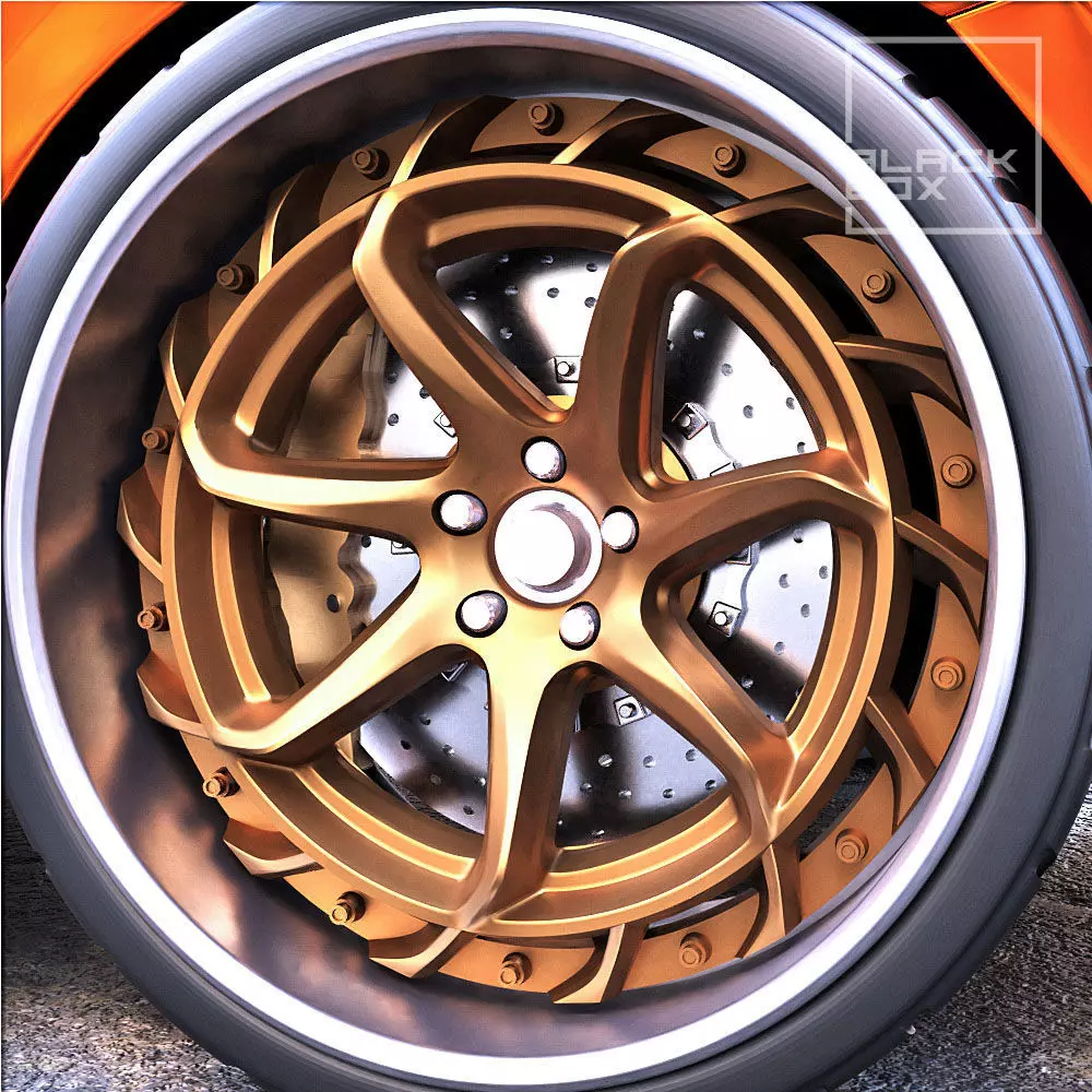 LZR WHEEL SET FRONT AND REAR 3 OFFSETS for diecast 3D print model_0