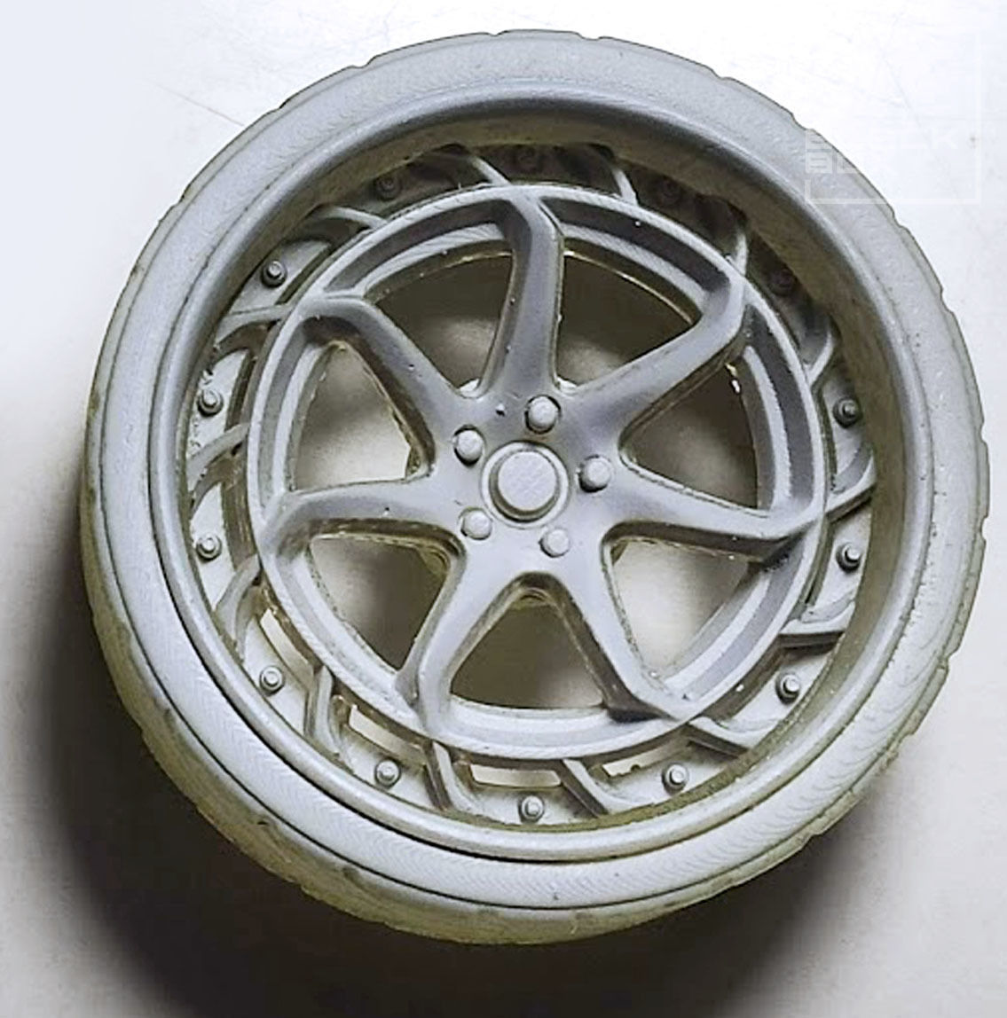 LZR WHEEL SET FRONT AND REAR 3 OFFSETS for diecast 3D print model_1