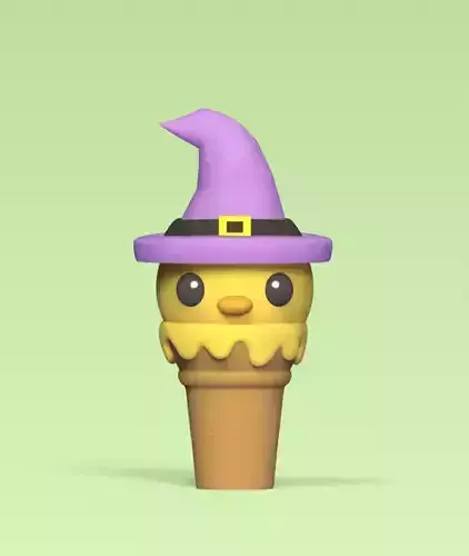 Chick Ice Cream 3D print model