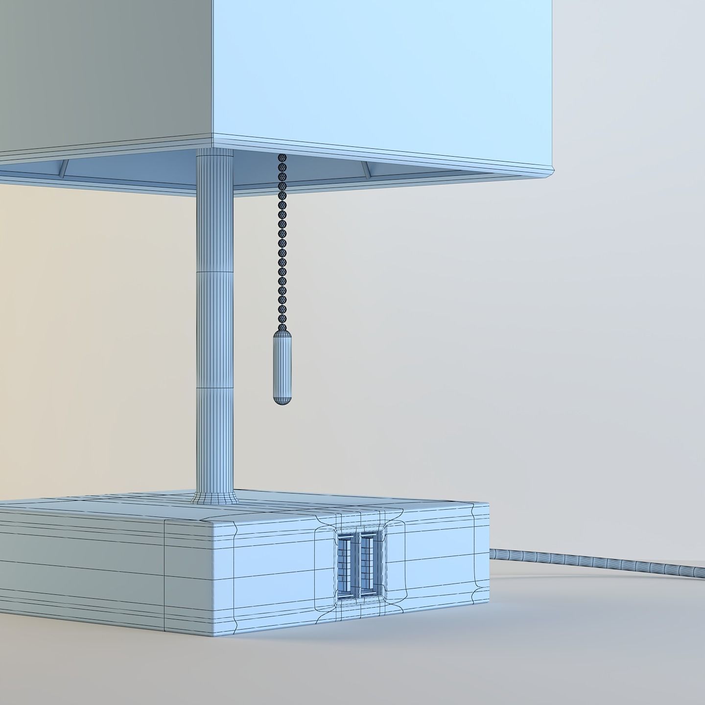 3D model Bedside Table Lamp 3D model_3