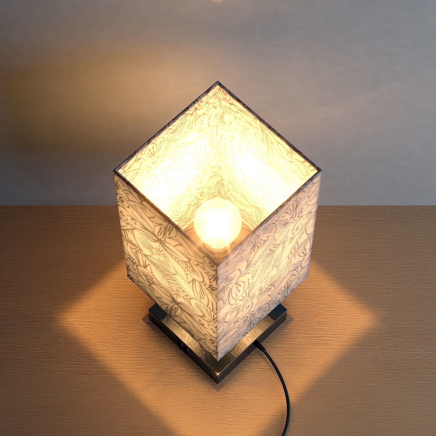 3D model Bedside Table Lamp 3D model_8