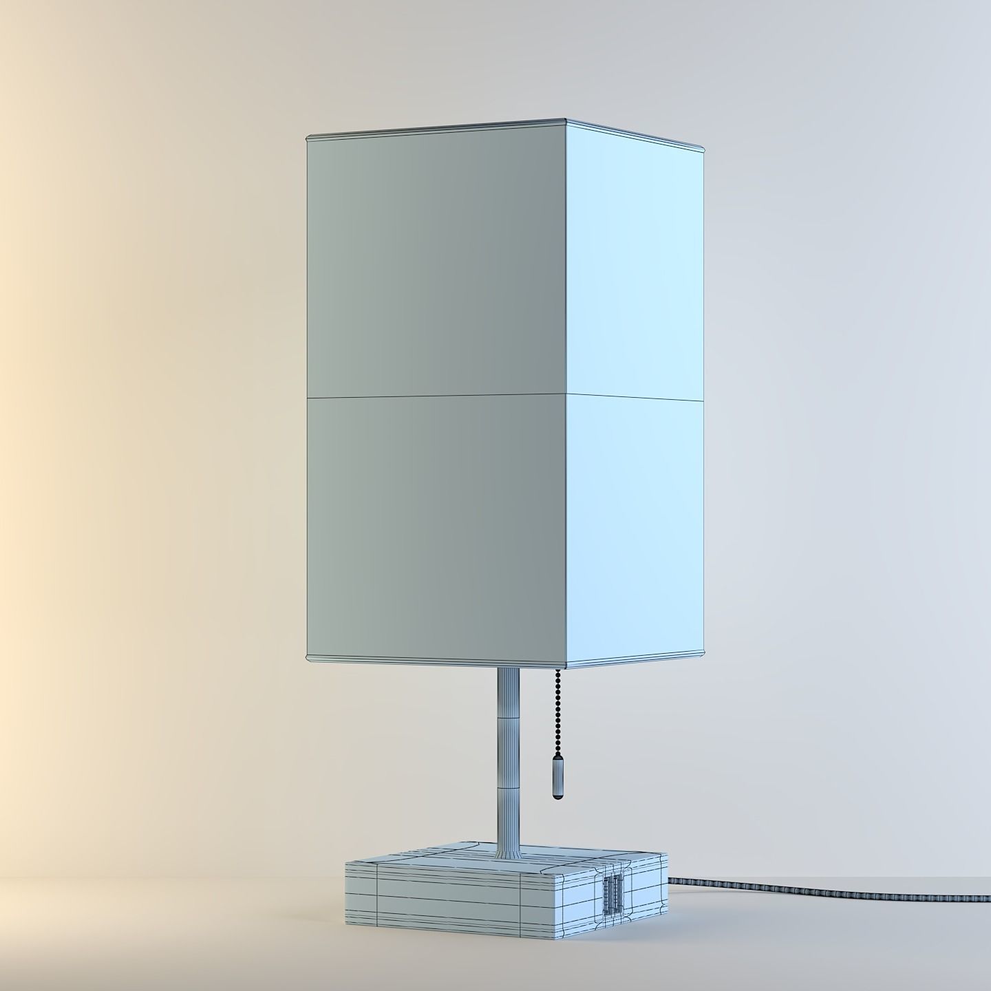 3D model Bedside Table Lamp 3D model_1