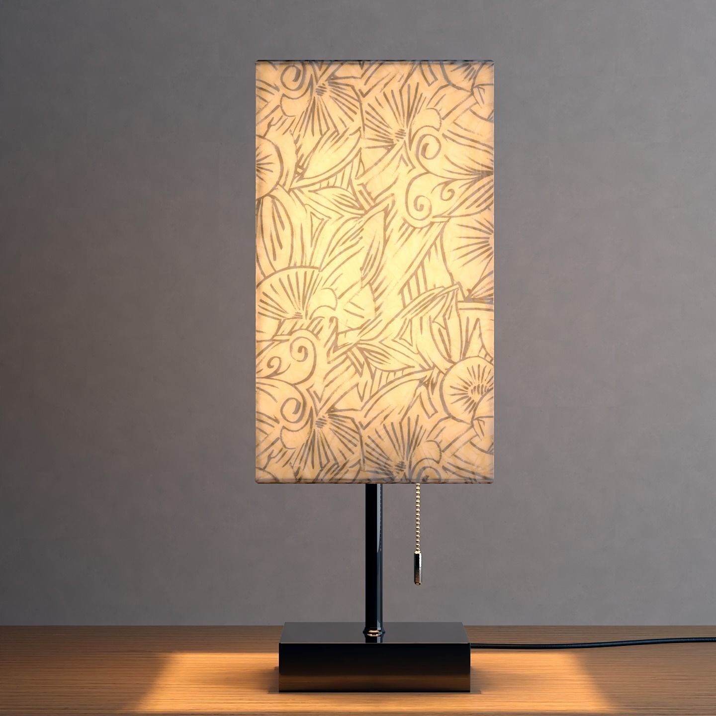 3D model Bedside Table Lamp 3D model_4