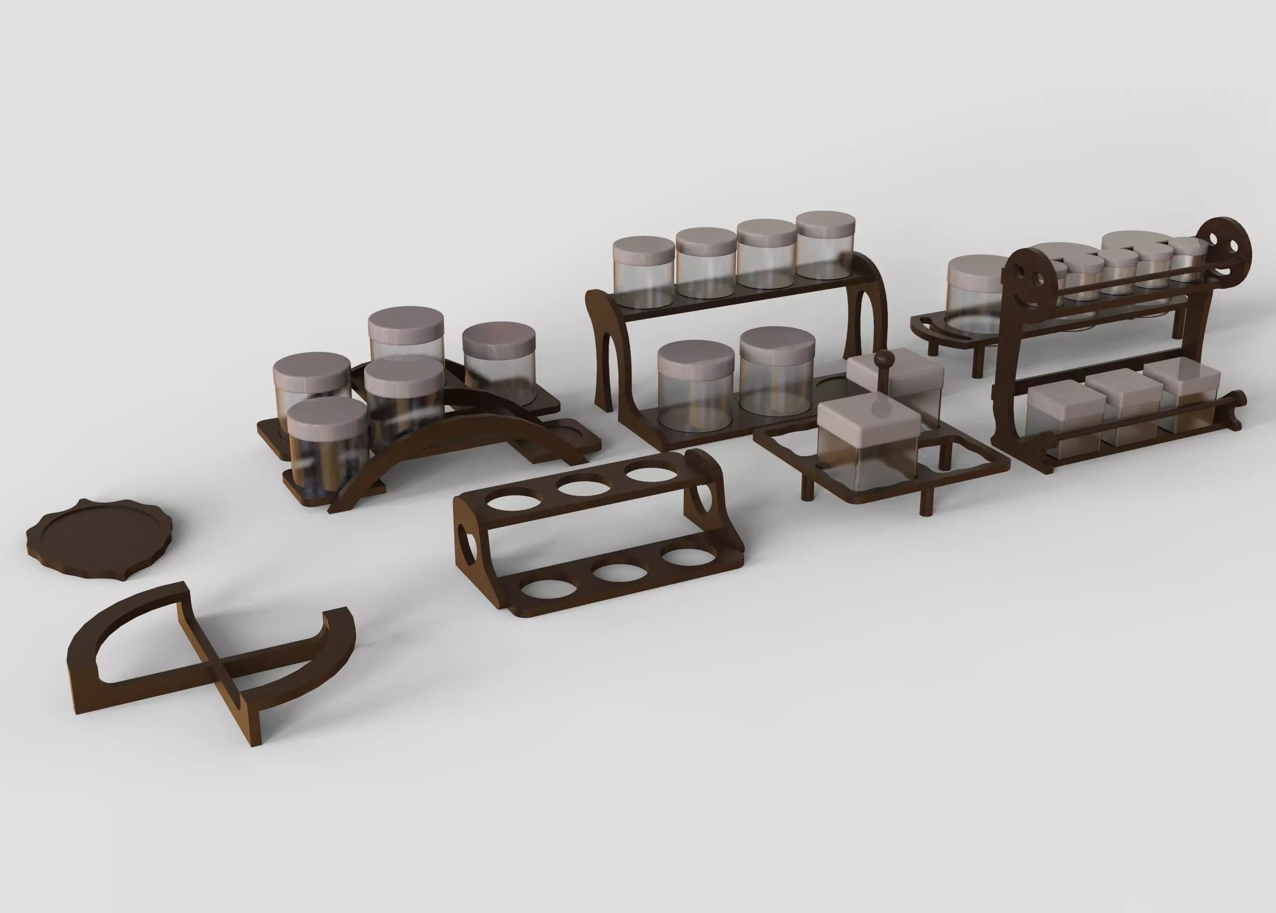 kitchen accessories 3D model_0